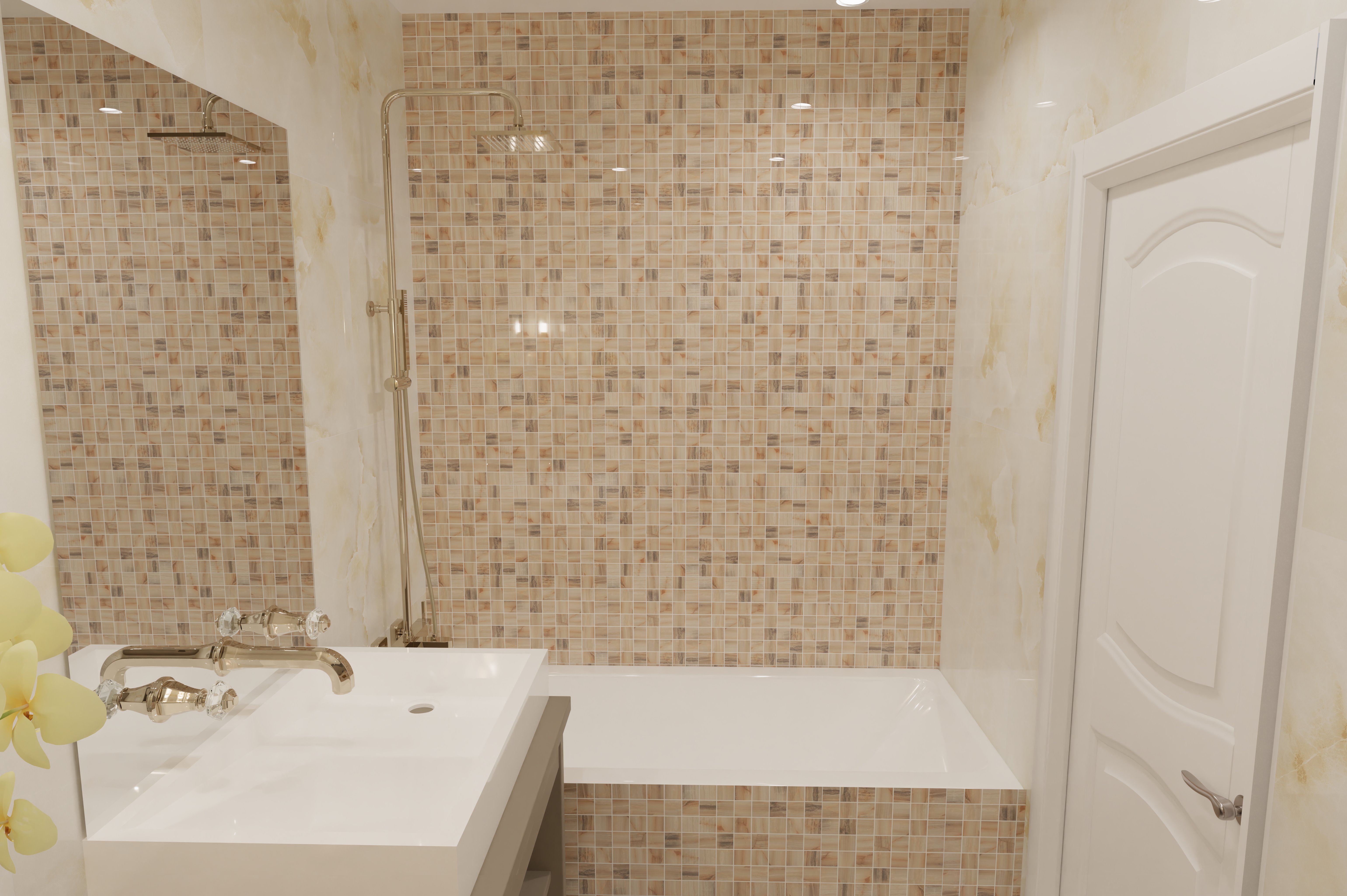 <b>№067</b> Совмещенный санузел 3,8 м²