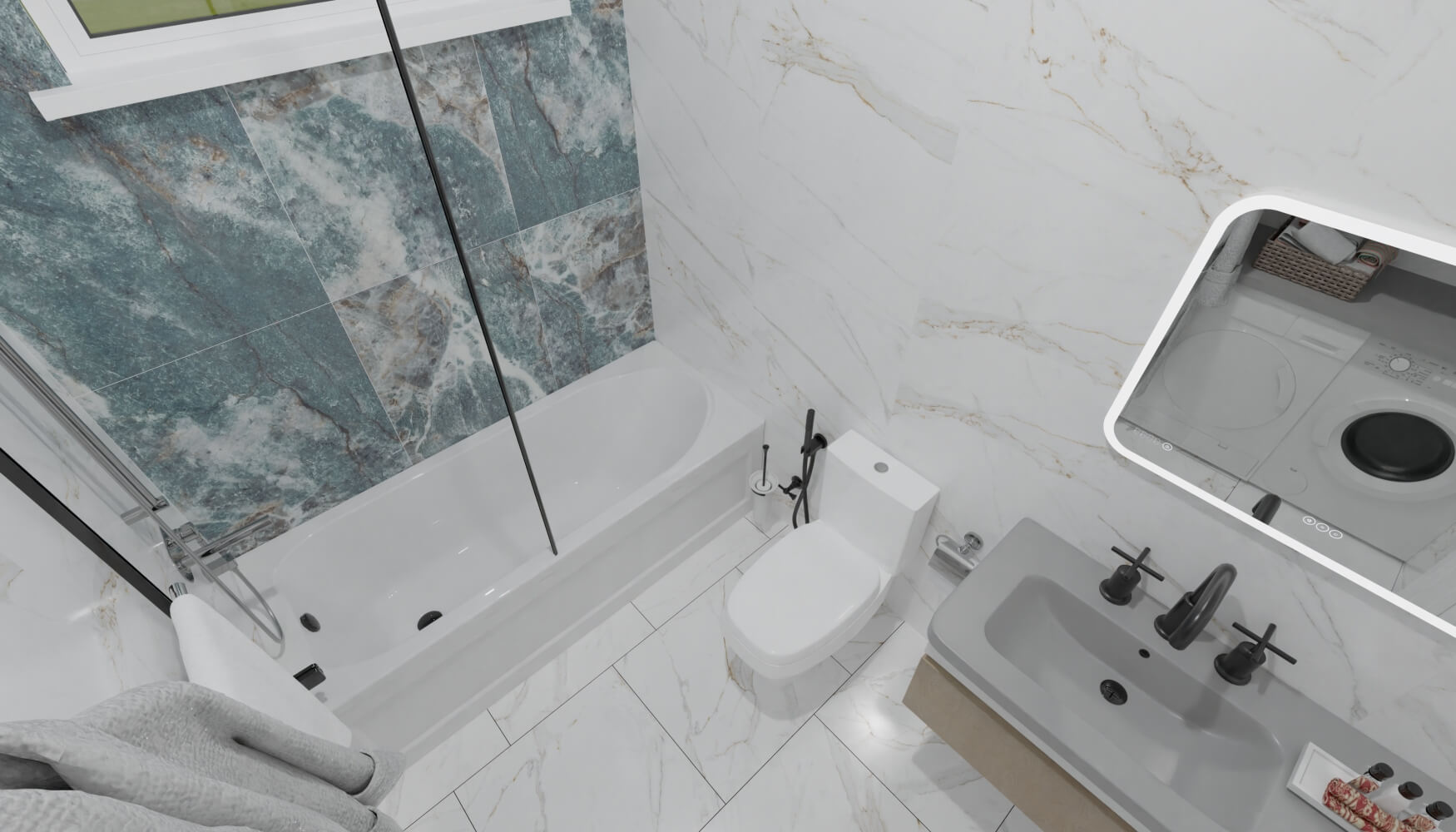 <b>№029</b> Совмещенный санузел 5,36 м²